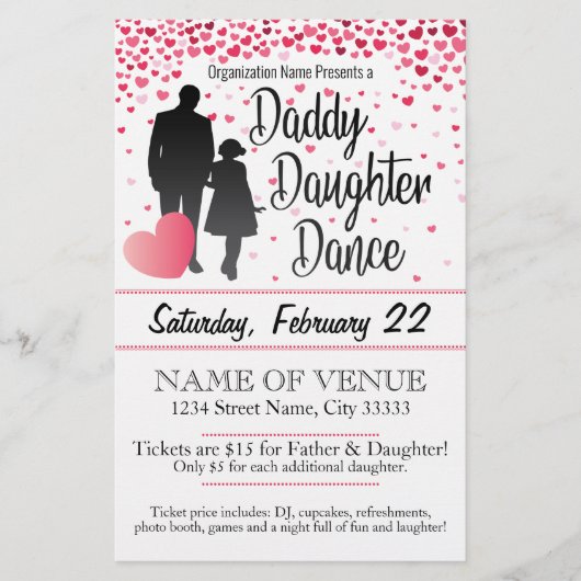 Daddy Daughter Dance Flyer (Vorne)
