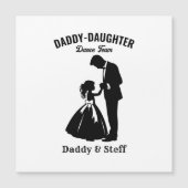 Daddy-Daughter Dance Team (2) Magnetkarte (Vorderseite)