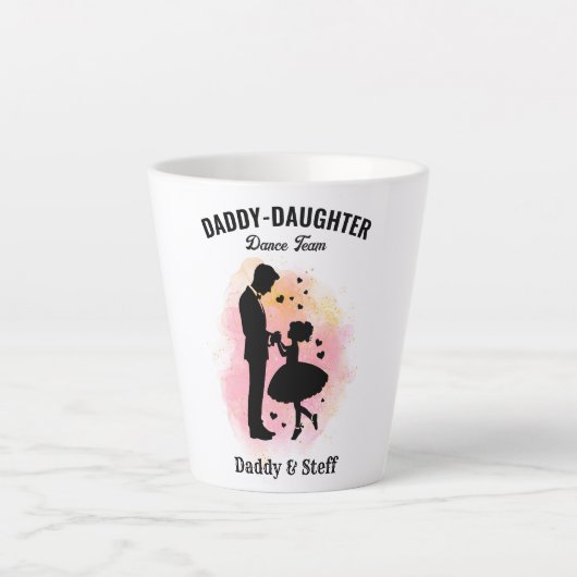 Daddy-Daughter Dance Team (3) T - Shirt Milchtasse (Vorderseite)