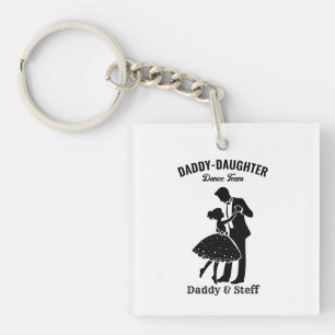 Daddy-Daughter Dance Team (4) T - Shirt Schlüsselanhänger