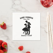 Daddy-Daughter Dance Team (4) T - Shirt Serviette (Beispiel)