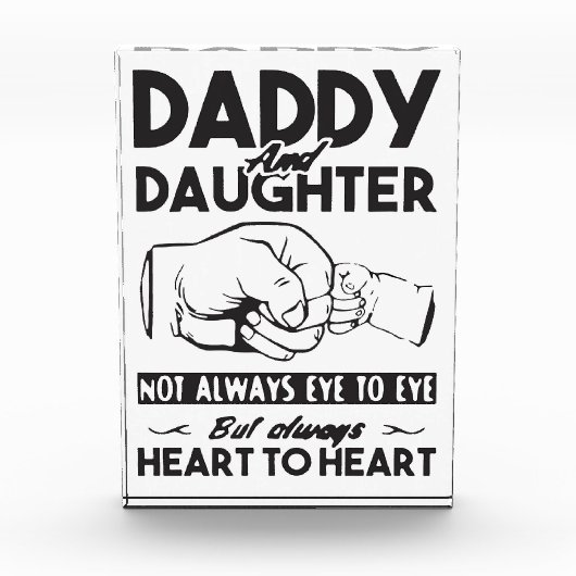 Daddy & Daughter Fotoblock (Vorderseite)