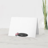 Daddy & Daughter Owls - Vatertagskarte Karte (Rückseite)