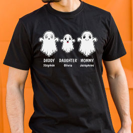 Daddy Daughter und Mommy 3-Personen-Gastfamilie T-Shirt