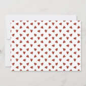 Daddy/Daughter Valentine Tea Party Einladung (Rückseite)