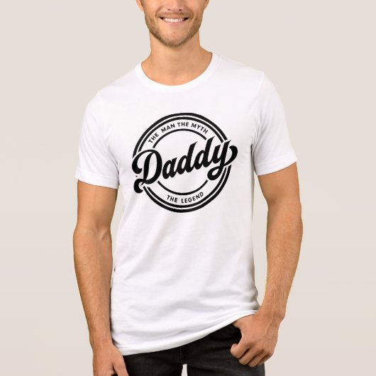 Daddy - Der Mann, der Mythos, der legendäre T - Sh Tri-Blend Shirt (Vorderseite)
