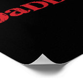 Daddy Devil Horn Lazy Halloween Kostüm Gothic Pap Poster (Ecke)