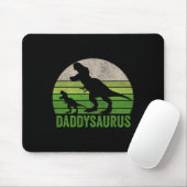 Daddy Dinosaur Daddy Funny Fathers Day Gift Mousepad (Mit Mouse)