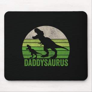 Daddy Dinosaur Daddy Funny Fathers Day Gift Mousepad