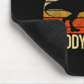 Daddy Dinosaur Daddysaurus 2 Two Kids Christmas Gi Mousepad (Ecke)