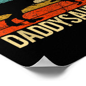 Daddy Dinosaur Daddysaurus 2 Two Kids Christmas Gi Poster (Ecke)