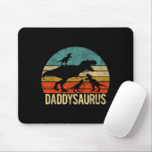 Daddy Dinosaur Daddysaurus 3 Drei Kinder Xmas Weih Mousepad (Mit Mouse)