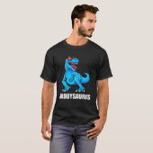 Daddy Dinosaur Daddysaurus T Men Vater Dinosaurier T-Shirt (Vorne ganz)