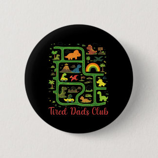 Daddy Dinosaur Dino Land Karte Müder Väter Club Button