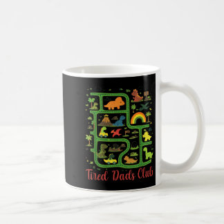 Daddy Dinosaur Dino Land Karte Müder Väter Club Kaffeetasse