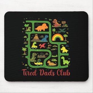Daddy Dinosaur Dino Land Karte Müder Väter Club Mousepad