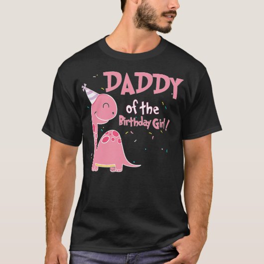 Daddy Dinosaur Family Matching Dinosaur Birthday G T-Shirt (Vorderseite)