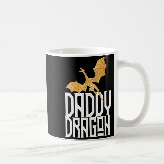 Daddy Dragon Christmas Shirt Matching Family Dad H Kaffeetasse (Rechts)