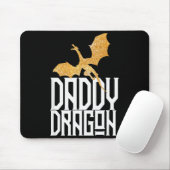 Daddy Dragon Christmas Shirt Matching Family Dad H Mousepad (Mit Mouse)