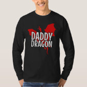 Daddy Dragon Mythical Legendary Creature Father T-Shirt (Vorderseite)