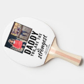 Daddy du bist das stärkste Foto des Vaters am 2. T Tischtennis Schläger (Seitenansicht)