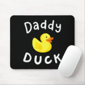 Daddy Duck Birthday Rubber Duck Lover Family Match Mousepad (Mit Mouse)