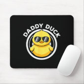Daddy Duck Dad I Love Ducks Family Lover Funny Rub Mousepad (Mit Mouse)
