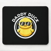 Daddy Duck Dad I Love Ducks Family Lover Funny Rub Mousepad (Vorne)