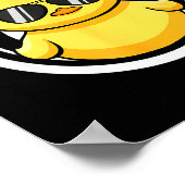 Daddy Duck Dad I Love Ducks Family Lover Funny Rub Poster (Ecke)