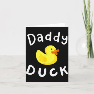 Daddy Duck Geburtstag Gummiente Liebhaber Familie Karte