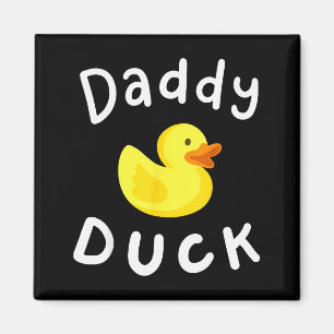 Daddy Duck Geburtstag Gummiente Liebhaber Familie Magnet