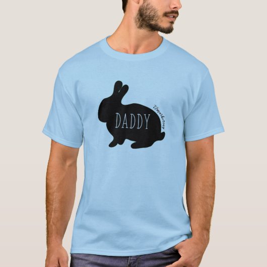 Daddy Easter Rabbit Bunny Spring Shirt Family Dad (Vorderseite)
