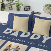 Daddy einfach die beste FotoCollage Personalisiert Fleecedecke