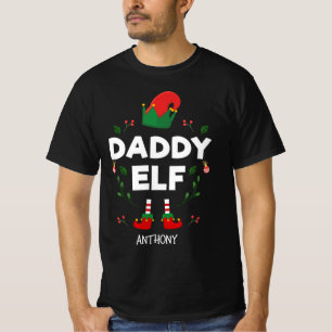 Daddy elf Familie passend Weihnachtsausstattungsna T-Shirt
