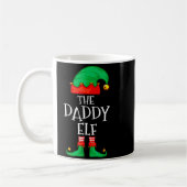 Daddy Elf Family Christmas Daddy Dad Father Elf Sw Kaffeetasse (Links)