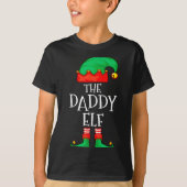 Daddy Elf Family Christmas Daddy Dad Father Elf Sw T-Shirt (Vorderseite)