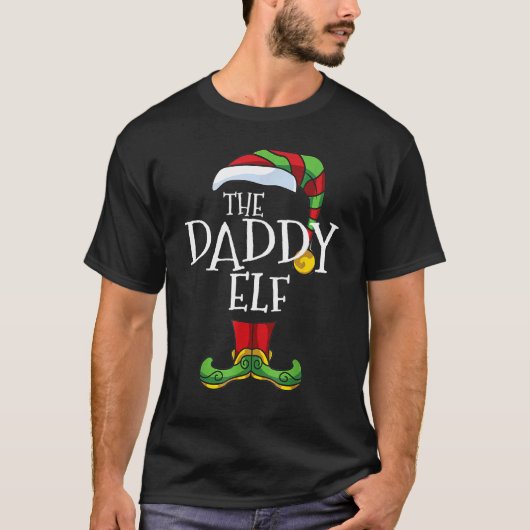 Daddy Elf Family Matching Christmas Group  1 T-Shirt (Vorderseite)