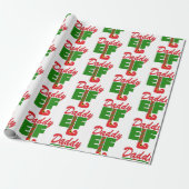 Daddy Elf Geschenkpapier (Ungerollt)