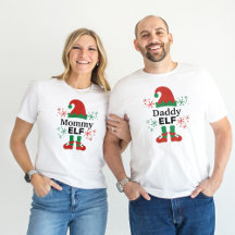 Daddy Elf Men's White Christmas