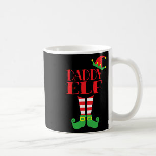 Daddy Elf Weihnachtssaison Vaters Mama Matching Te Kaffeetasse