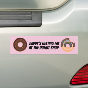 DADDY ERHÄLT FETT AN DER SPENDELAGE AUTOAUFKLEBER