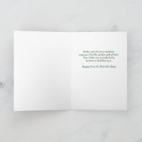 Daddy erstes St. Patricks Day Waldhirsch Regenboge
