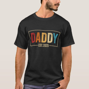 Daddy Est. 2025 Neue Papa Vatertag Geschenk Schwan T-Shirt