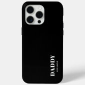 Daddy Est custom  Black &White  iPhone / iPad case (Rückseite)