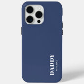 Daddy Est custom  Blue iPhone / iPad case (Rückseite)