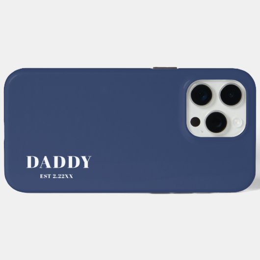 Daddy Est custom Blue iPhone / iPad case (Rückseite (Horizontal))