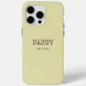 Daddy Est custom iPhone / iPad case (Rückseite)
