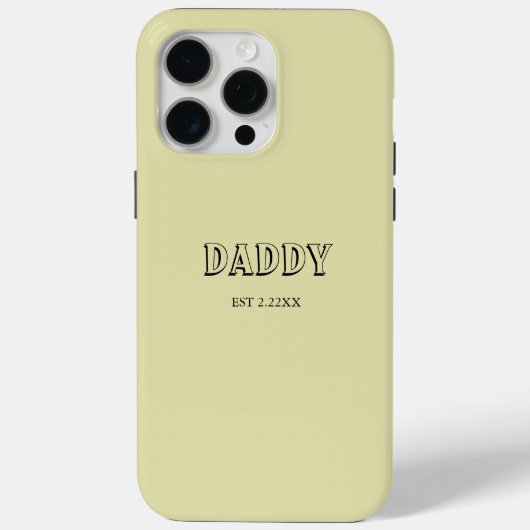 Daddy Est custom iPhone / iPad case (Rückseite)
