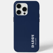Daddy Est custom Navy Blue iPhone / iPad case (Rückseite)
