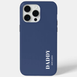 Daddy Est kundenspezifische blaue iPhone / iPad-Hü Case-Mate iPhone Hülle